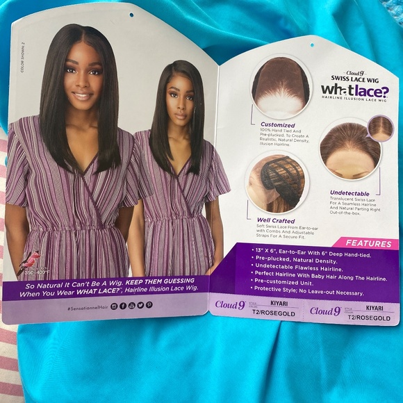 Rose gold hairline illusion lace wig - Picture 3 of 4